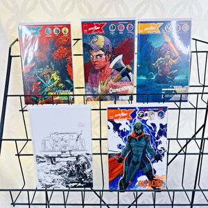 Skybound X 1-5 NM (2021 Image) Rick‎ Grimes 3000 Clementine Ultramega